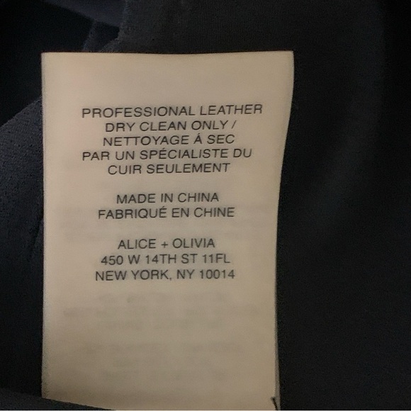 Alice + Olivia by Stacy Bendel Silk / Leather Tank Top - Picture 9 of 9